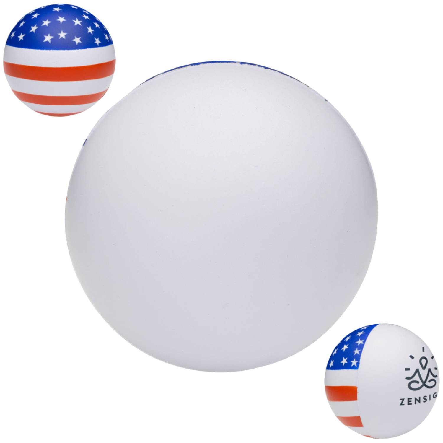 American Flag Round Stress Relief Ball 2