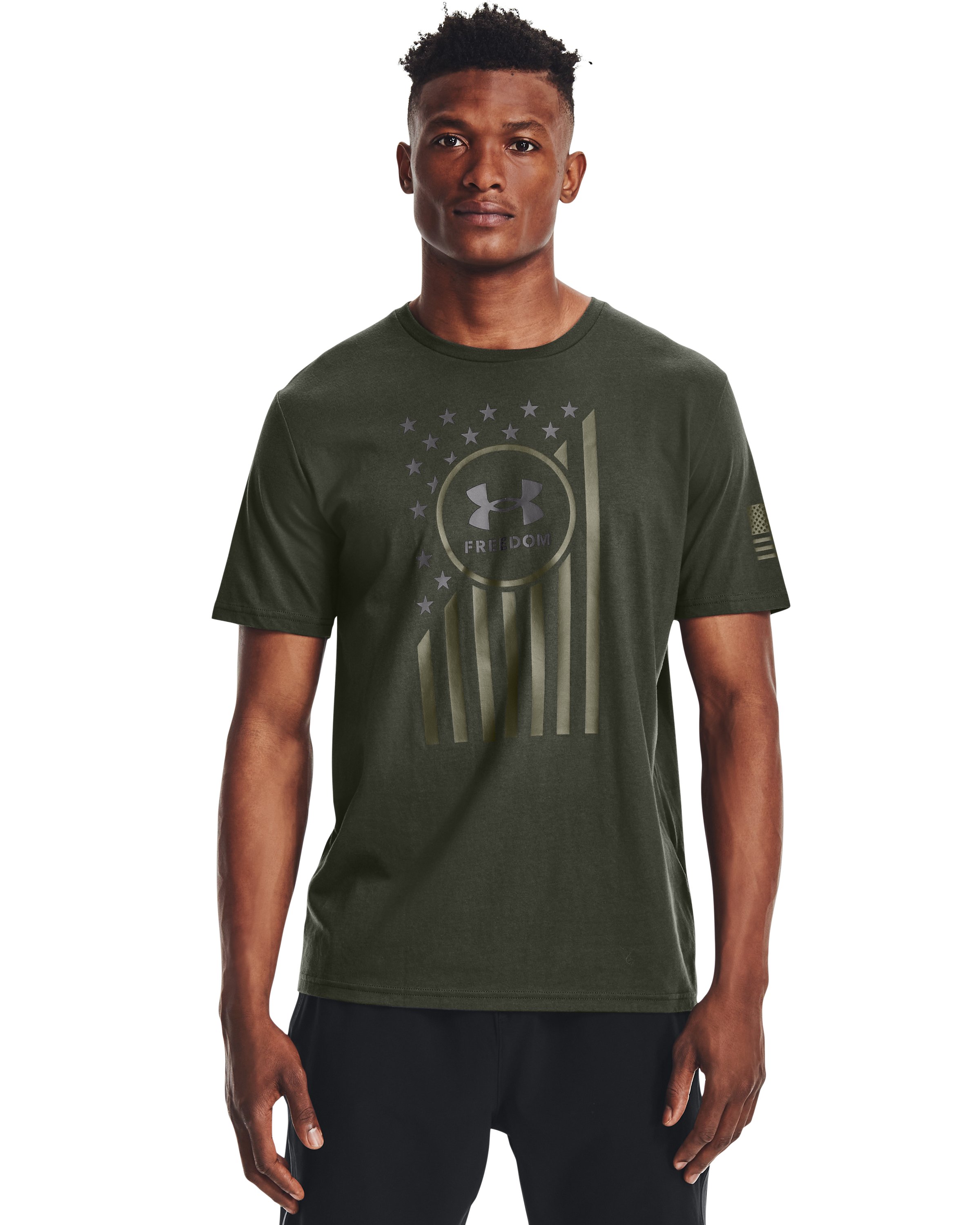 Men's UA Freedom Chest Flag T-Shirt 3