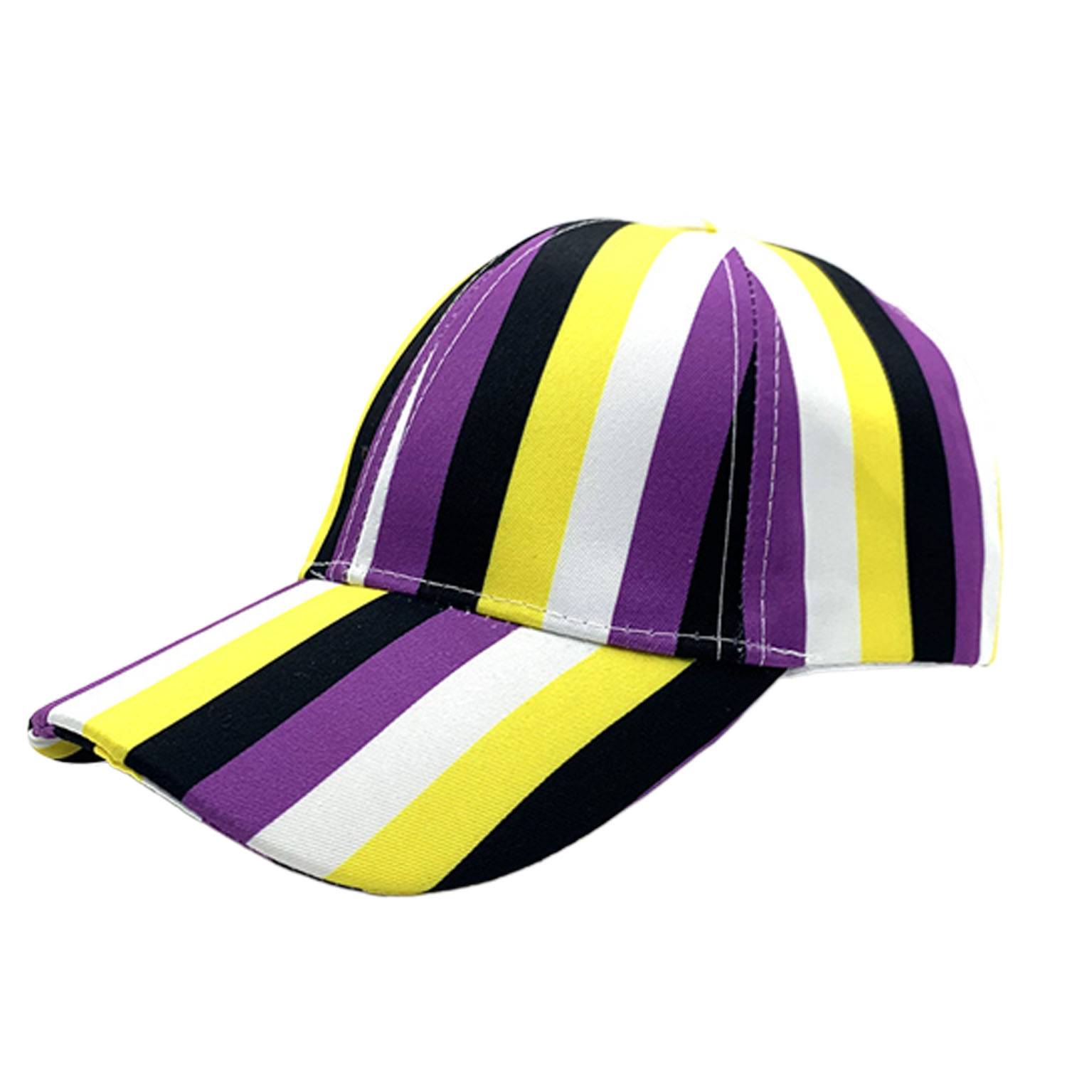 Rainbow Stripe Baseball Cap 4