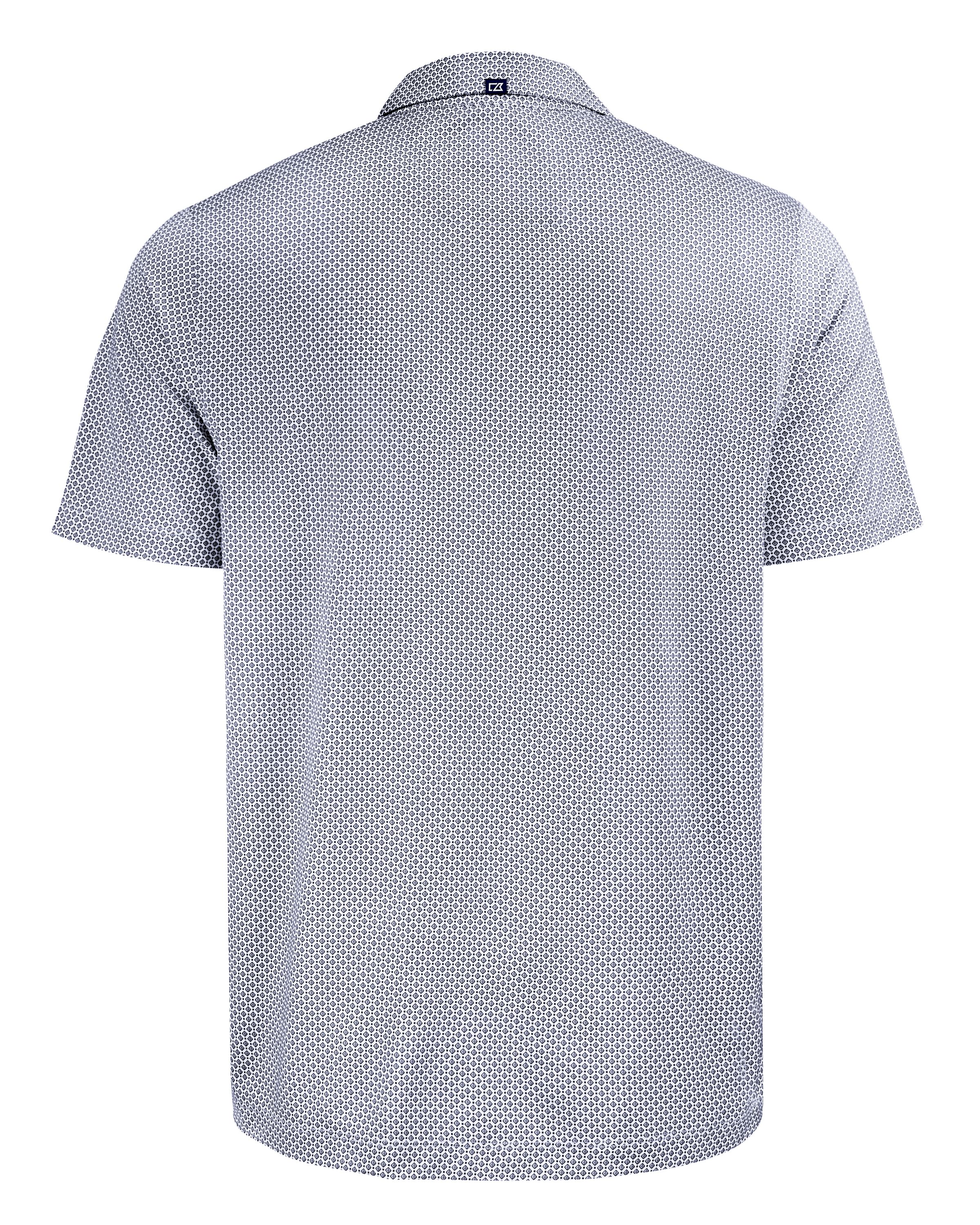 Cutter & Buck Pike Recycled Diamond Dot Print Mens Polo 7