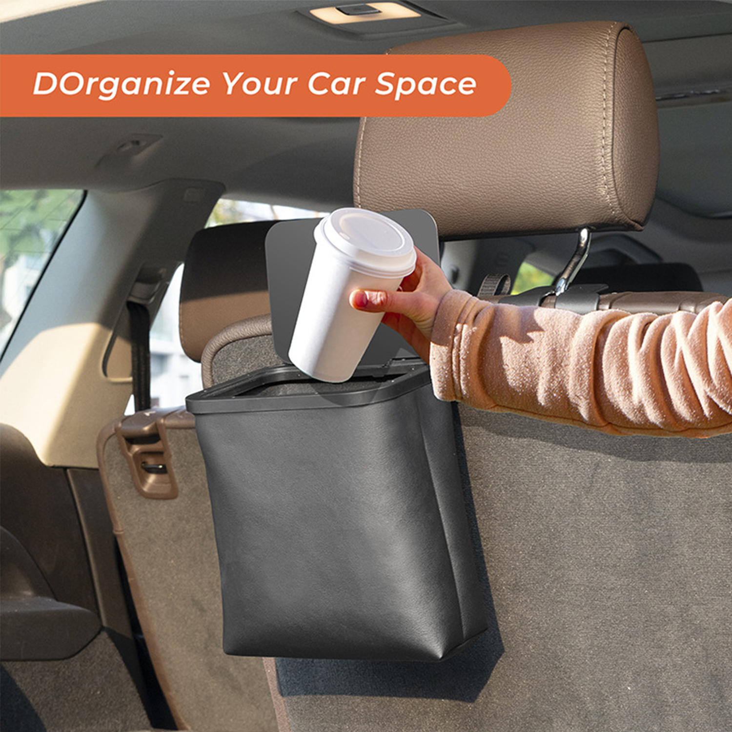 Foldable Large-capacity Car Trash Bin 5