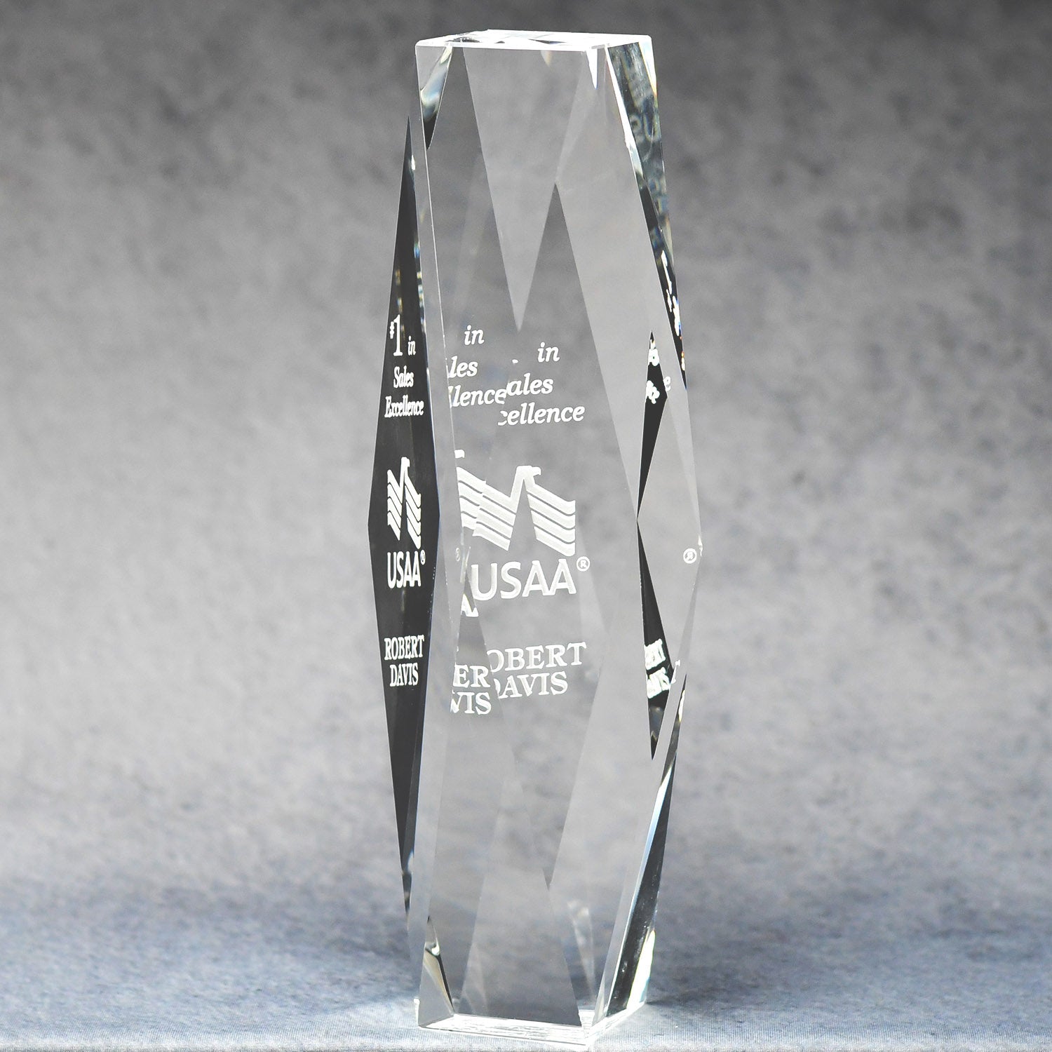 Multi-Faceted Optic Crystal Tower 7