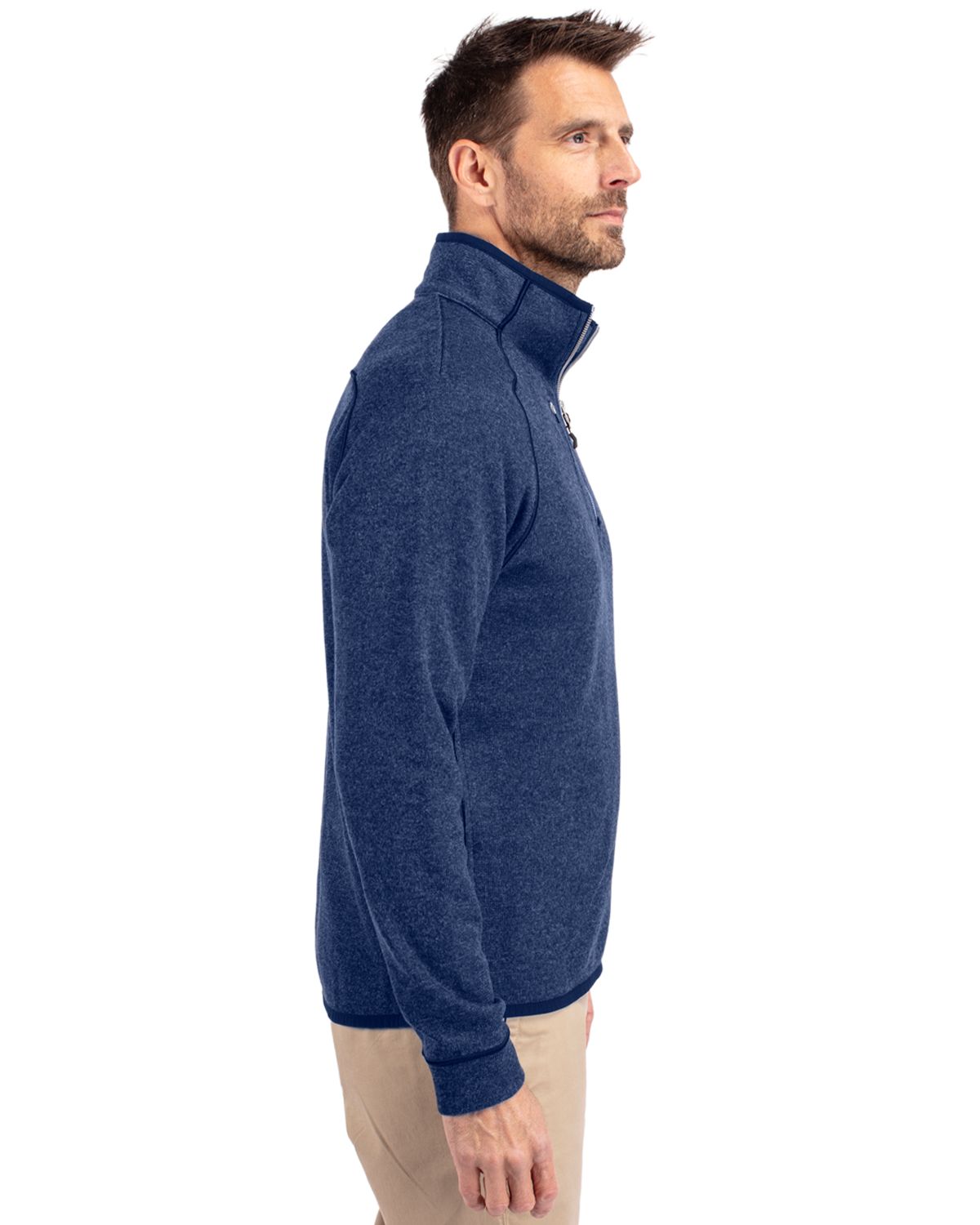Cutter & Buck Mainsail Sweater-Knit Mens Half Zip Jacket 66
