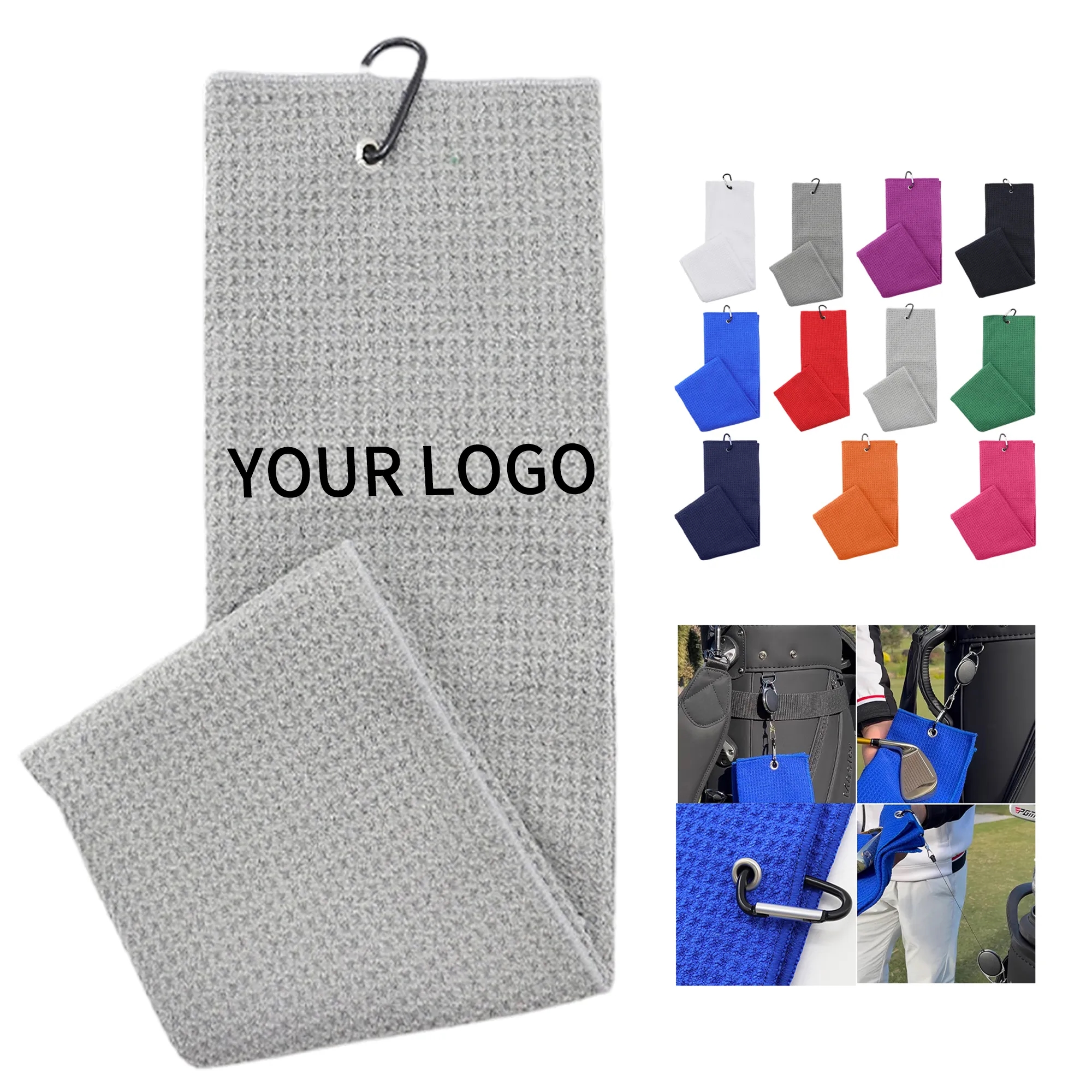Reusable Golf Towel Absorbent Lightweight for Daily Activities 2