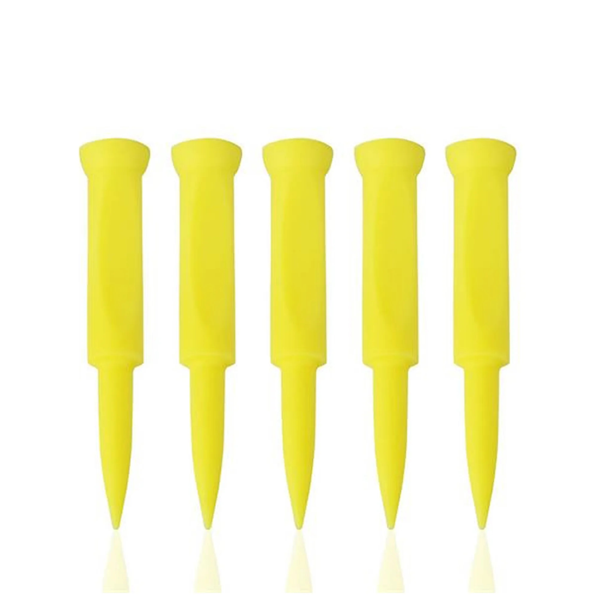 MOQ 100PCS Custom Logo Printed Colored Plastic Golf Tees 8