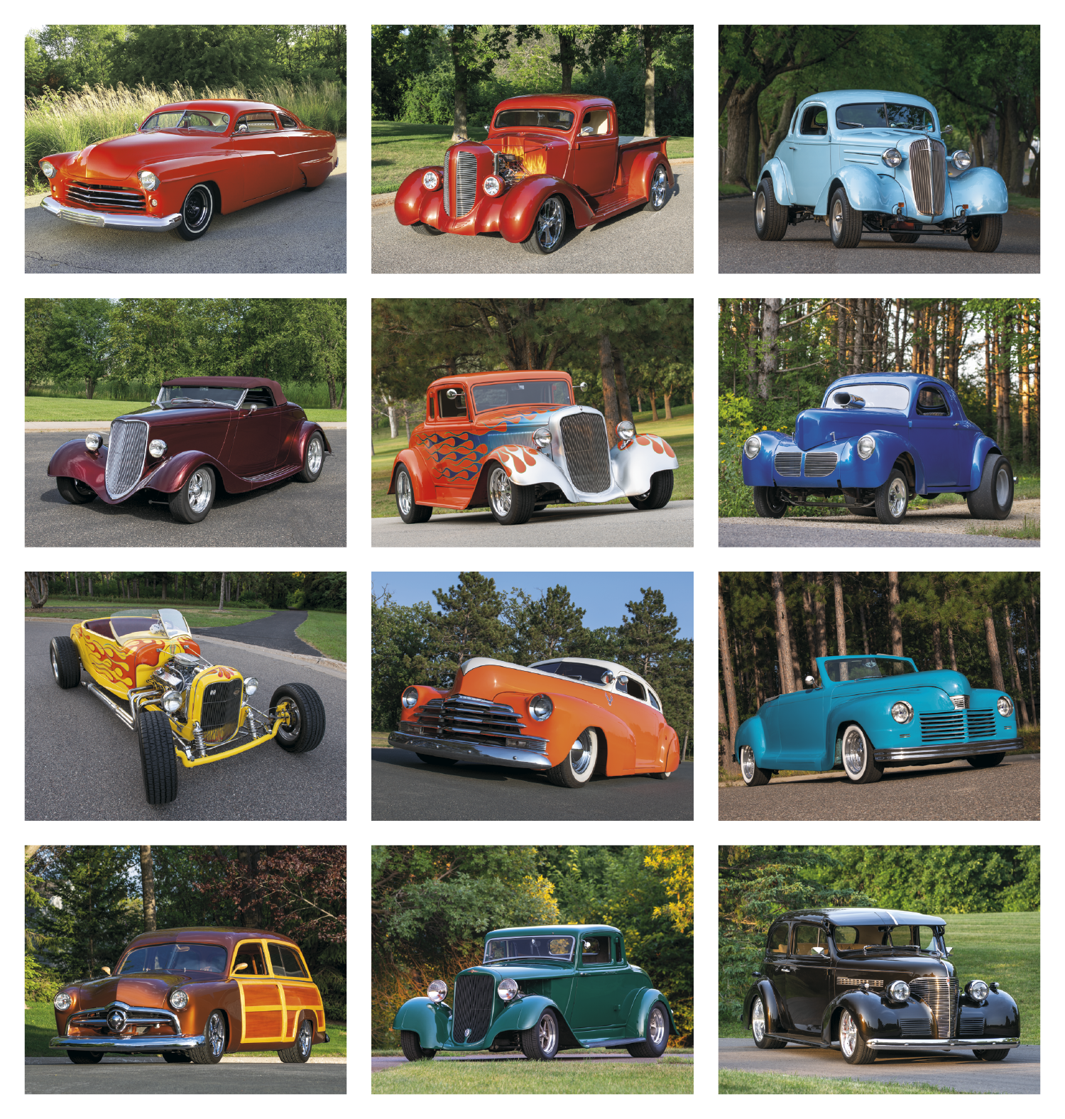 Good Value™ Street Rods - Spiral Calendar 36