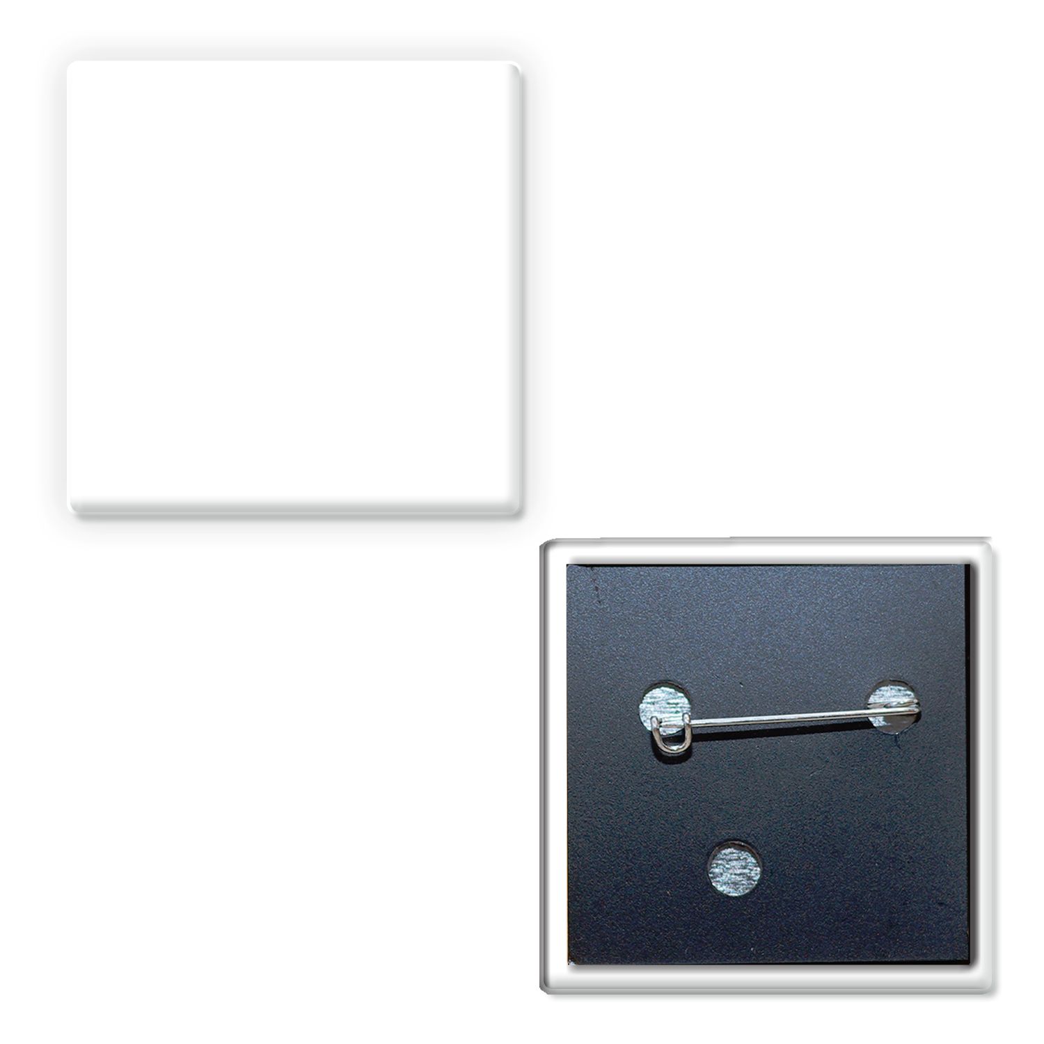 Square Button w/ Pin 2