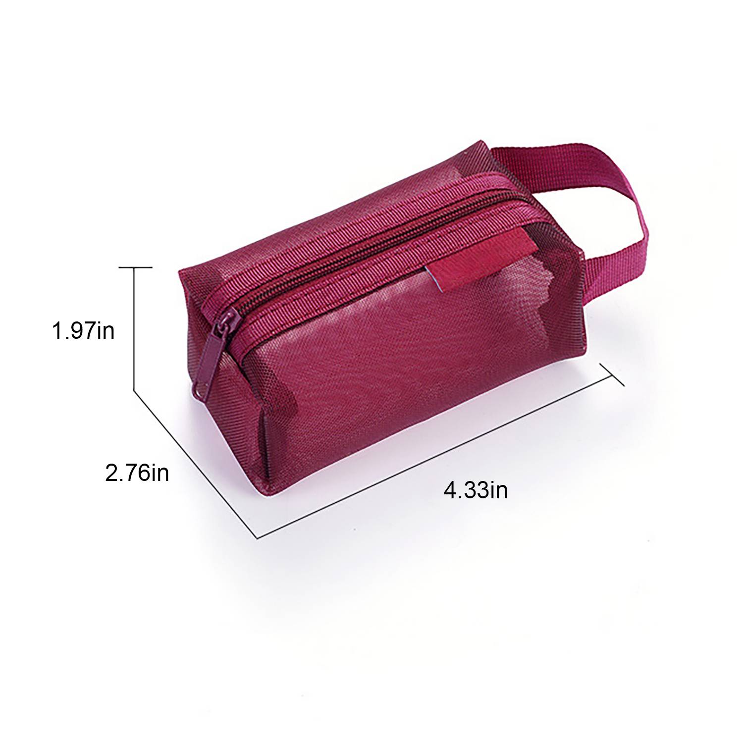Portable mini nylon mesh multifunctional storage bag 5