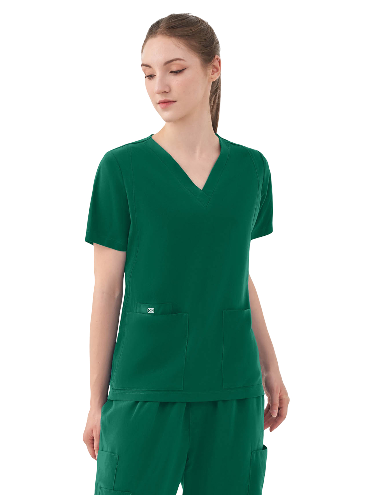 Parkley Quantum - Women's Five-Pocket AURORA V-Neck Top 2