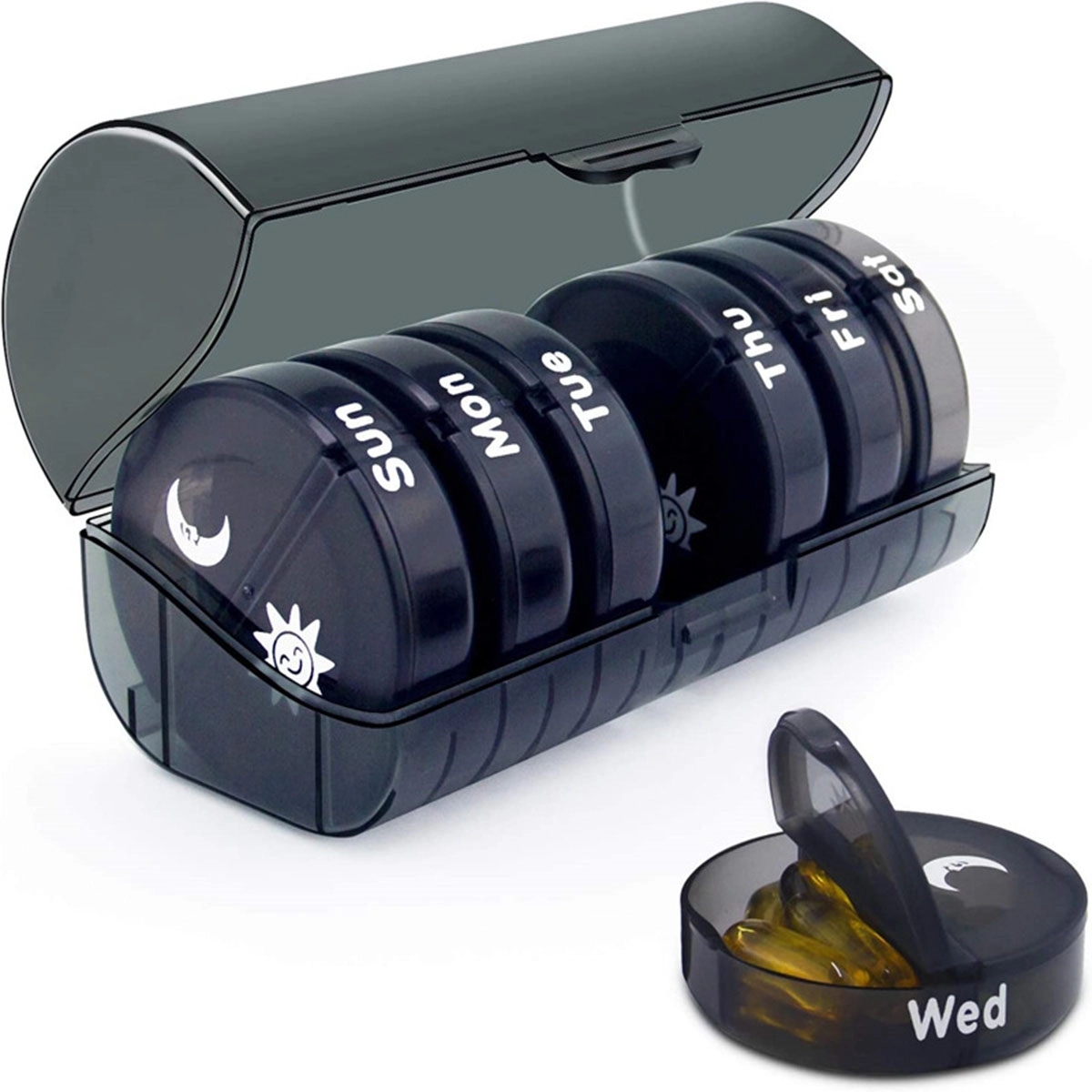 Weekly Pill Organizer 7 Day 2 Times A Day 5
