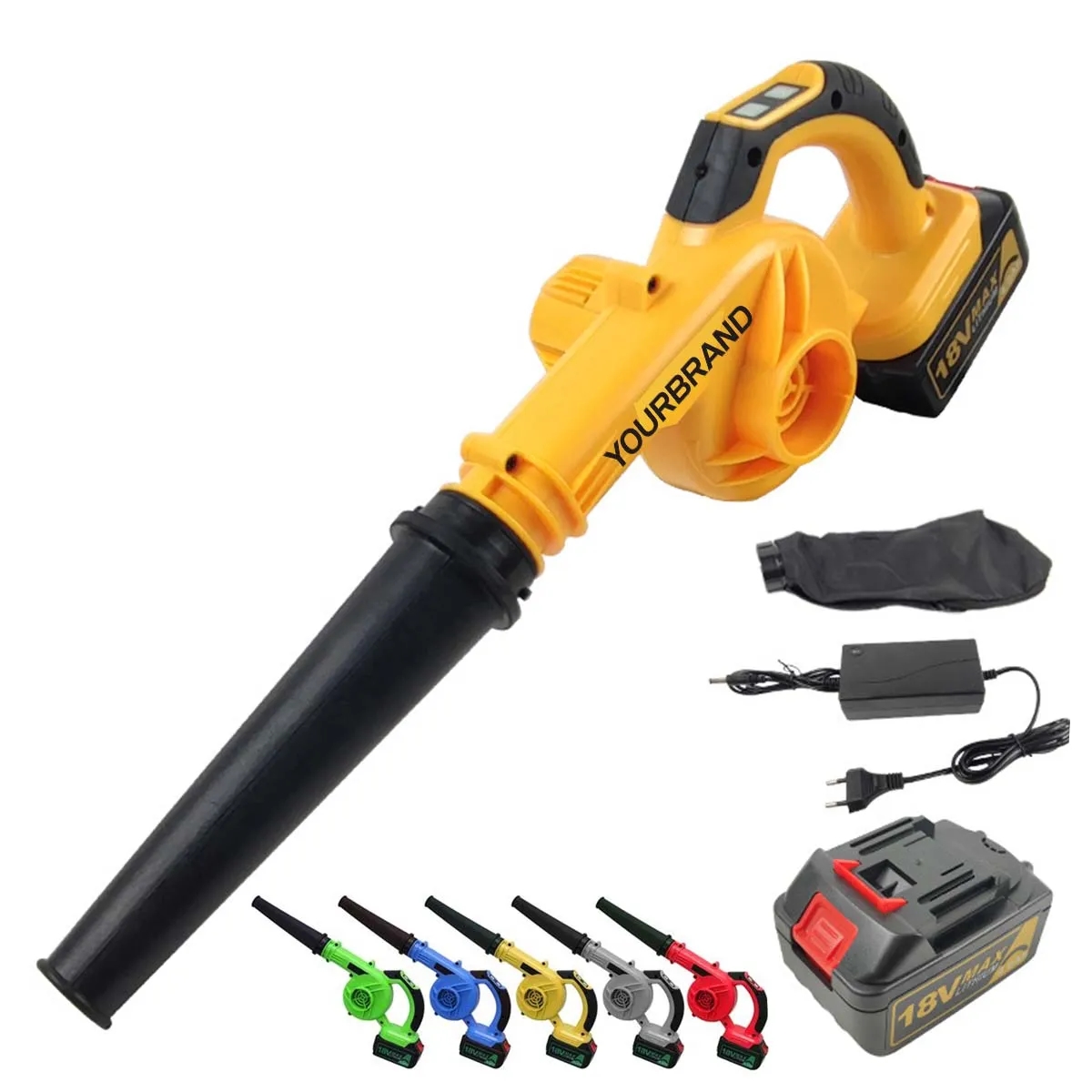 8V 4.0Ah Battery Powered Cordless Leaf Blower Vacuum Cleaner 2