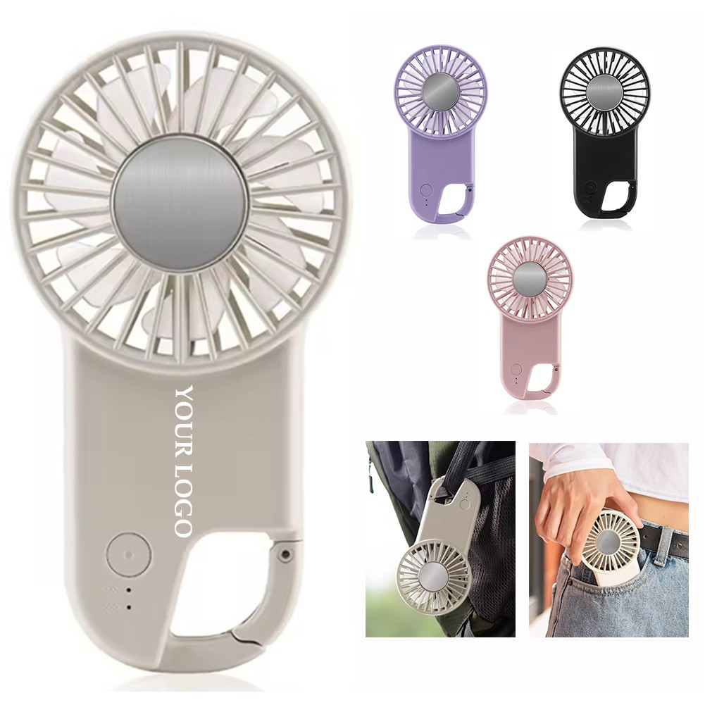 Handheld Air Cooling Fan With Buckle 4