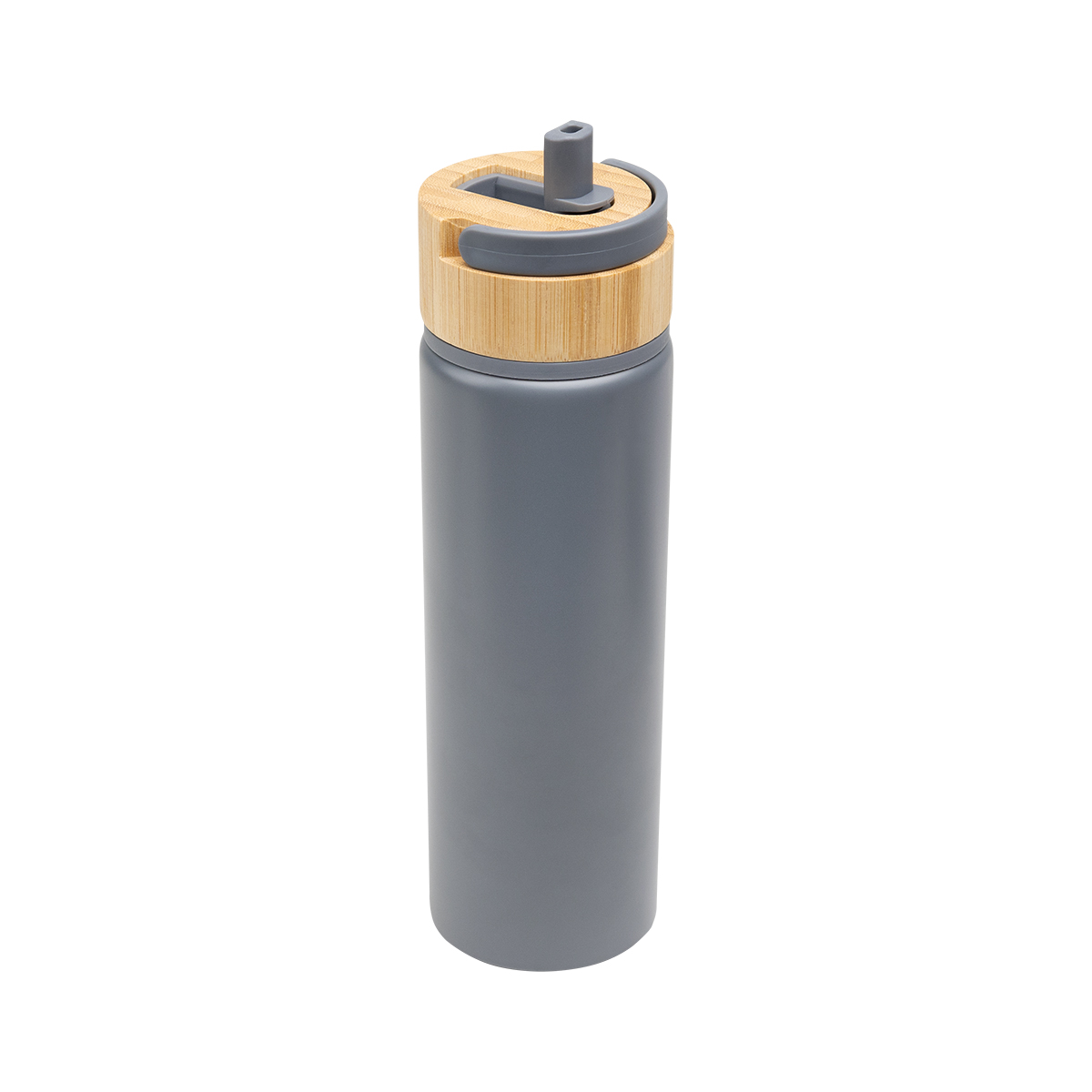 27 Oz. Ellis Recycled Aluminum Bottle With Bamboo Lid 2