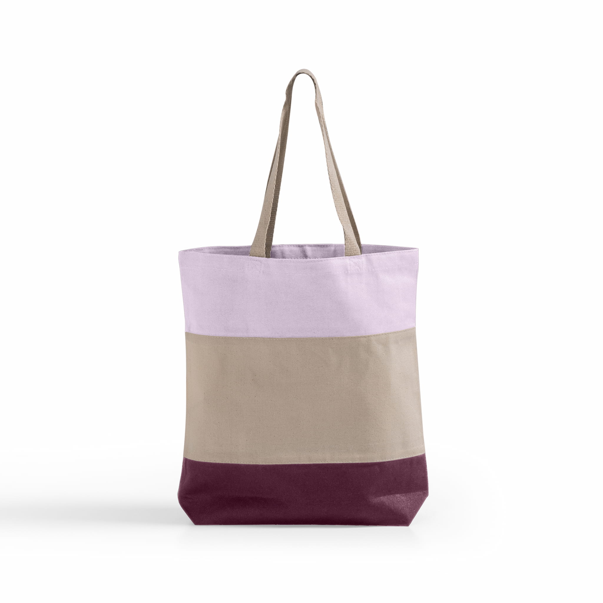 Tri-Color Canvas Tote Bag 18