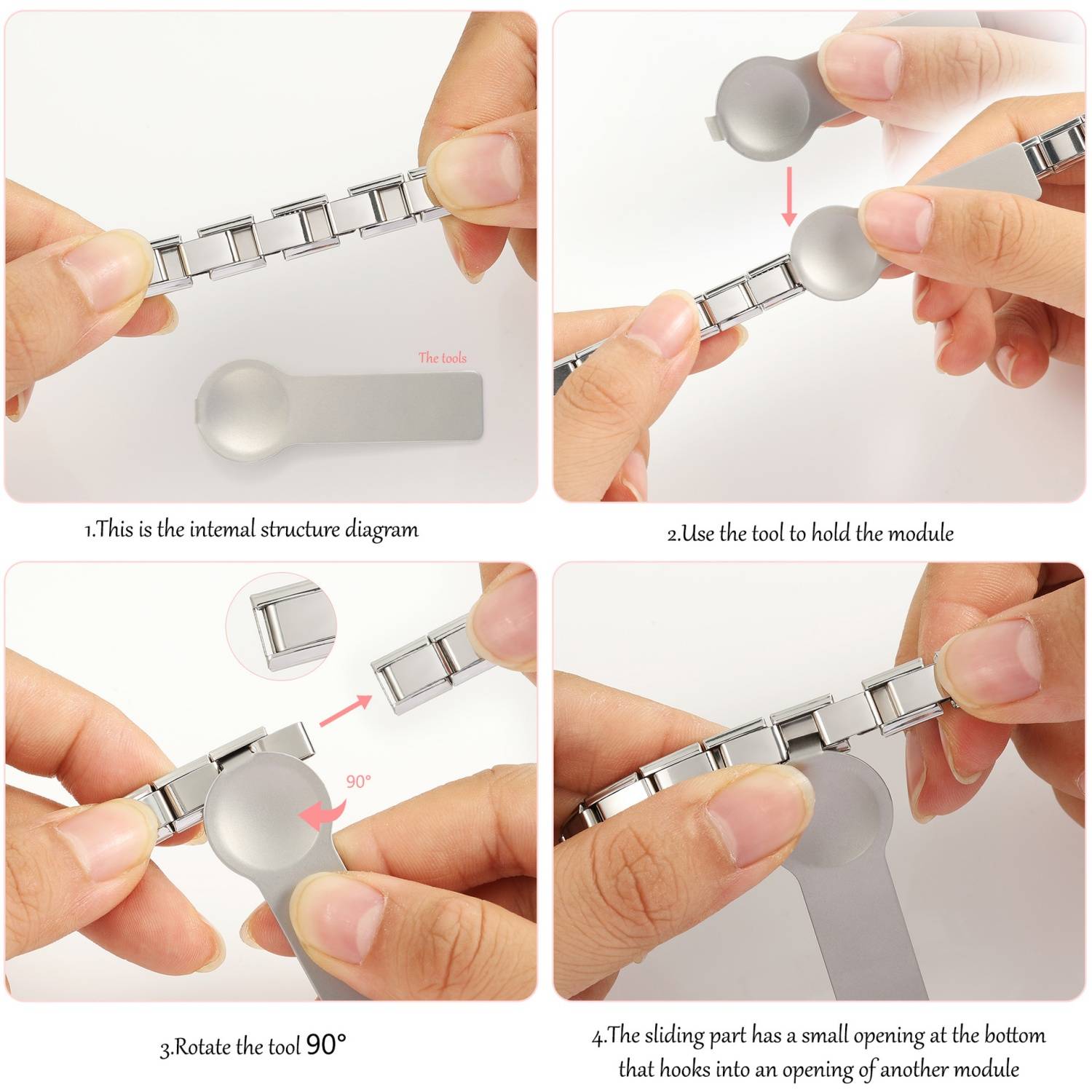 Detachable DIY free matching bracelet 5