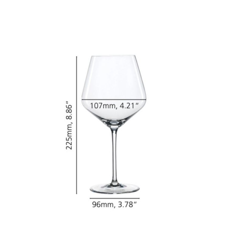 Spiegelau Style 22.6 oz Burgundy Glass, set of 4 10