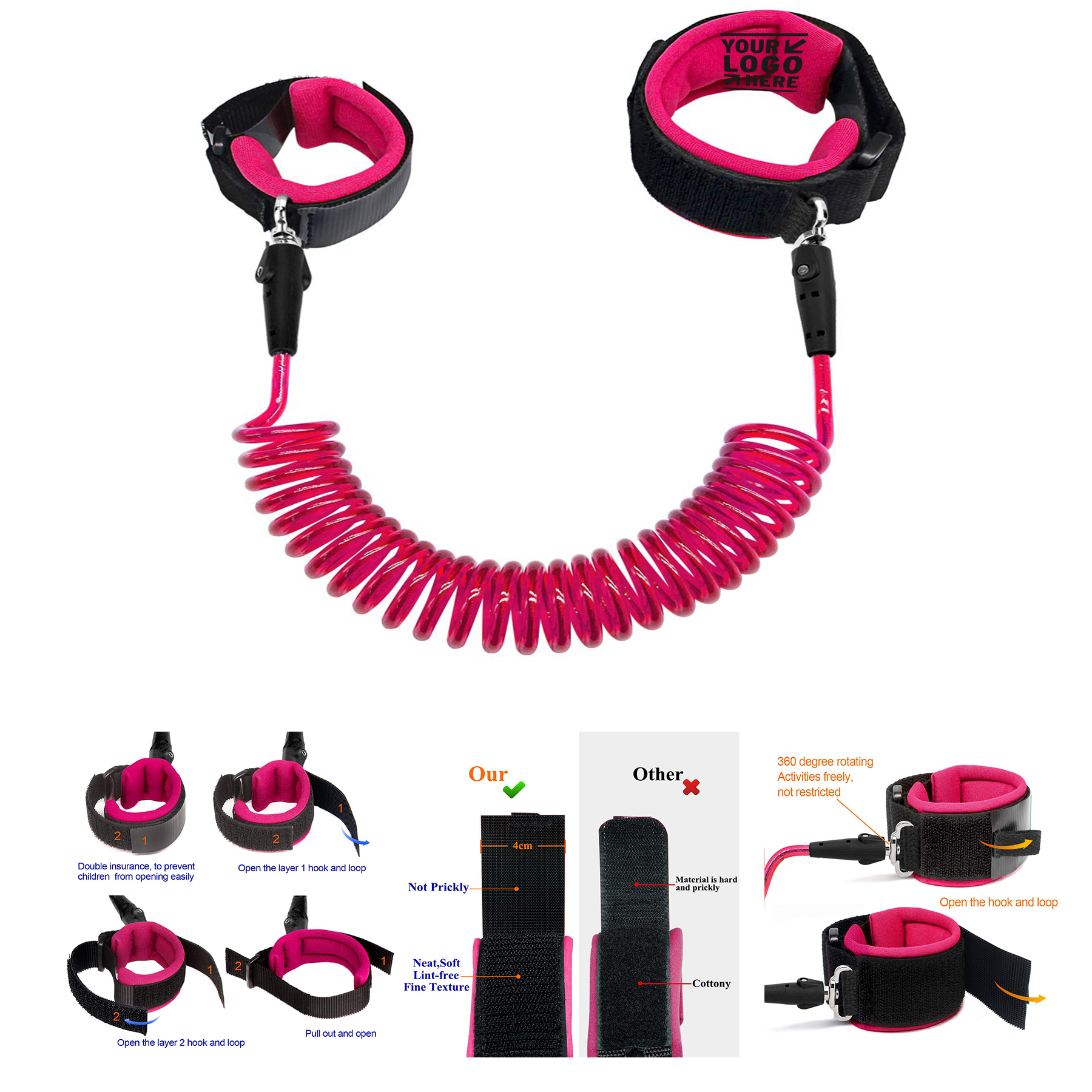 Anti Lost Wrist Link Safety Wrist Link