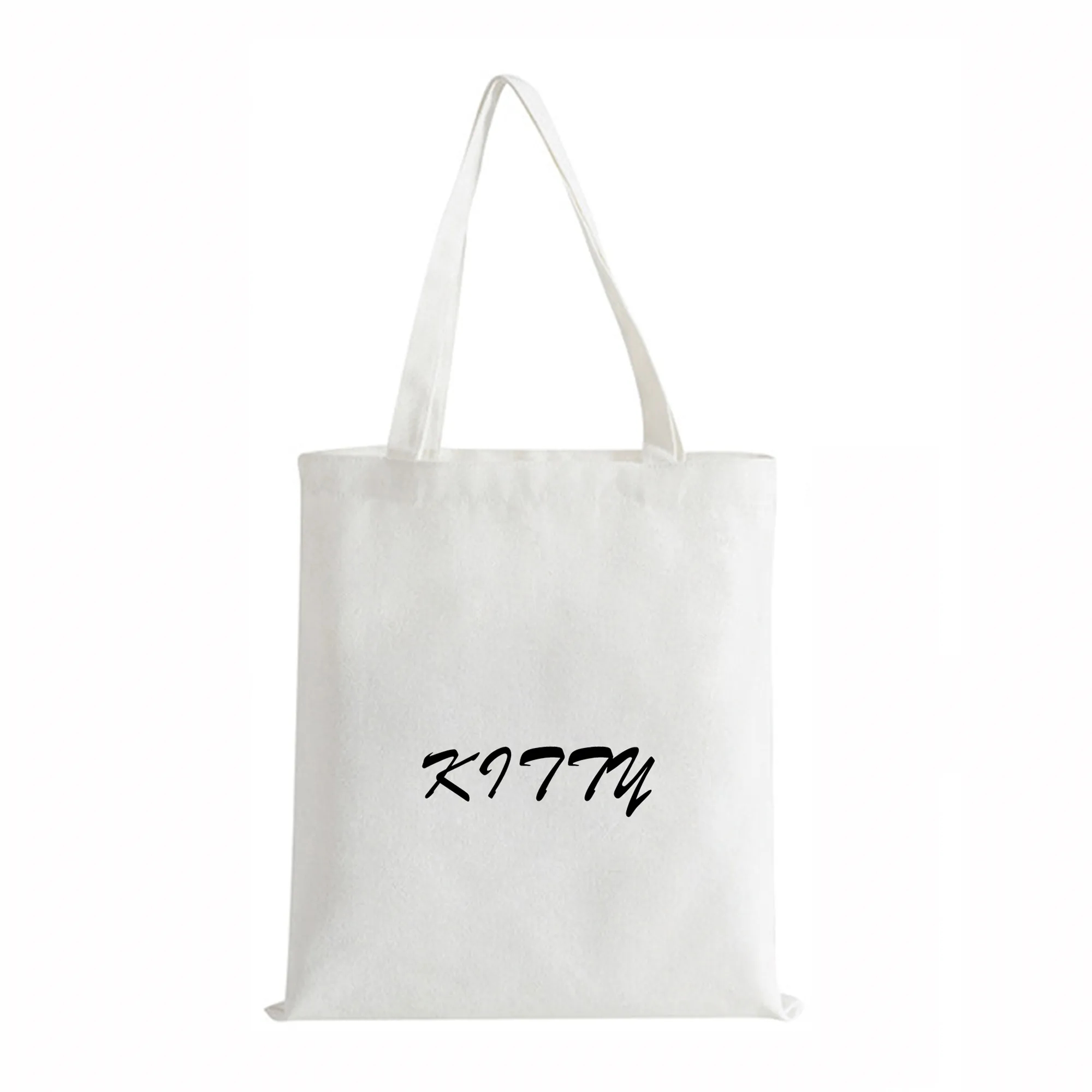 Canvas Shopping Tote Bag, custom tote bag with logo imprint 5