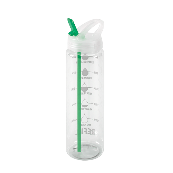 Water Bottle with Flip Up Spout & Hydration Mark  - 32 Oz. 20