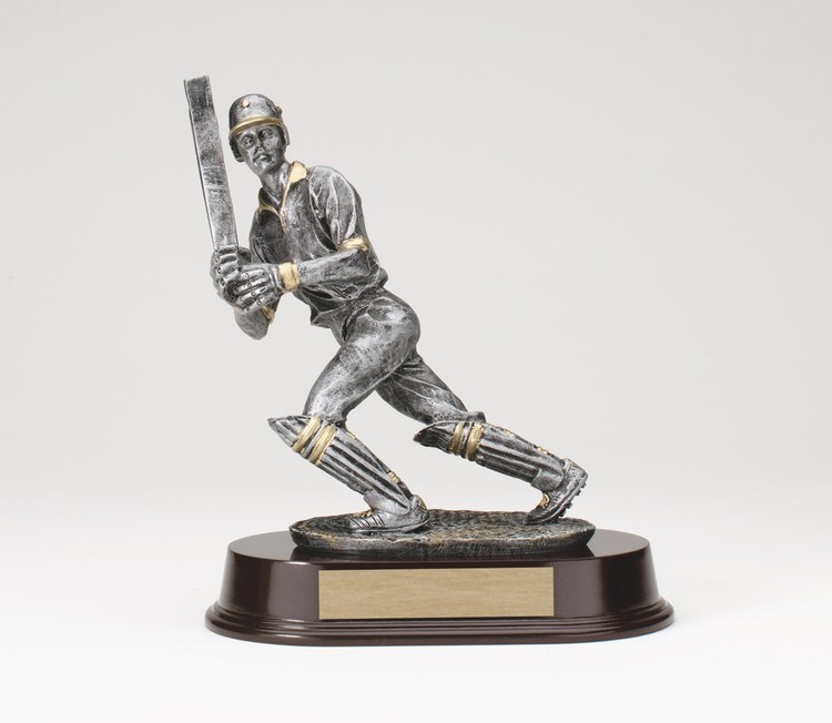 8" Tall Cricket Male Figure Award