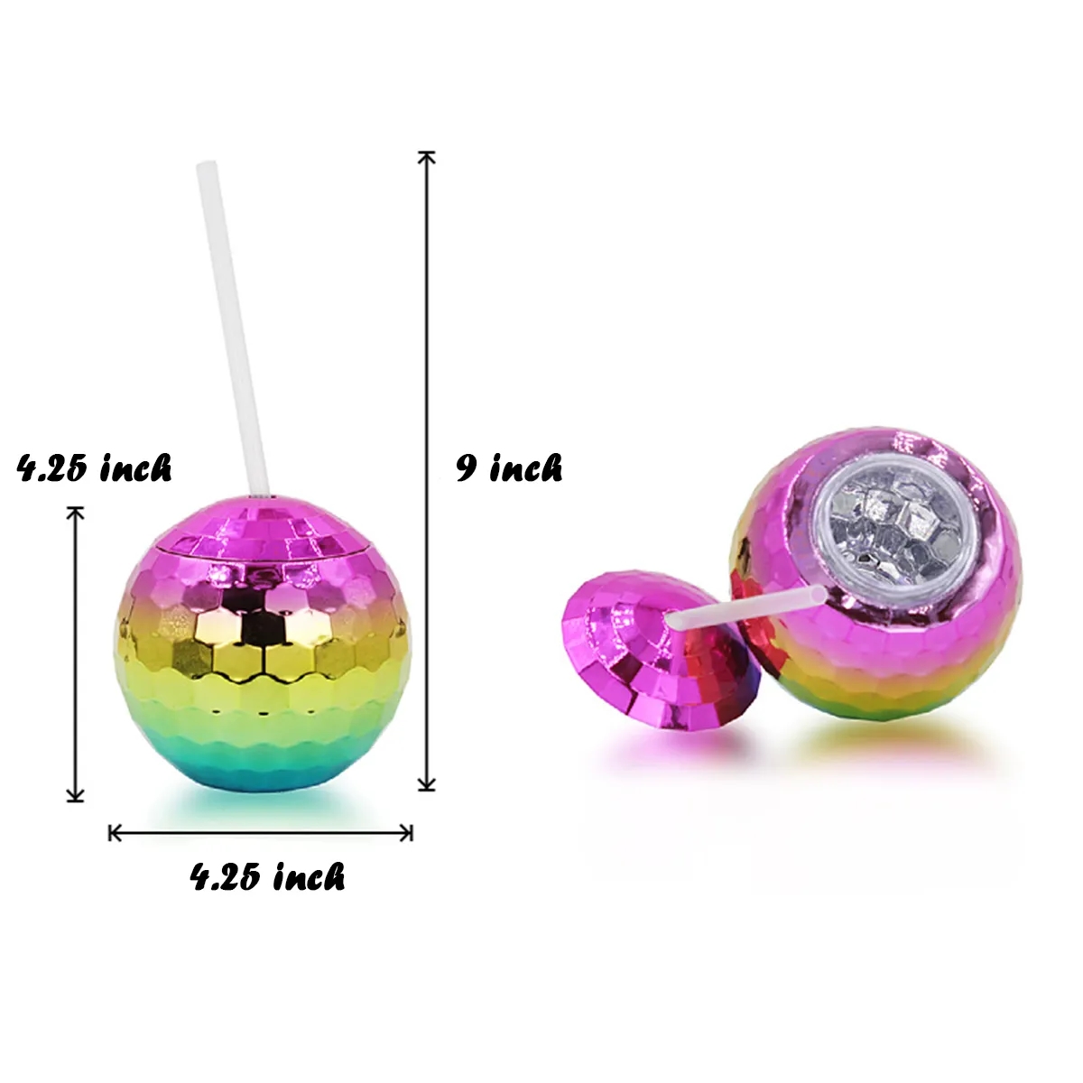Disco Ball Drink Cups 3