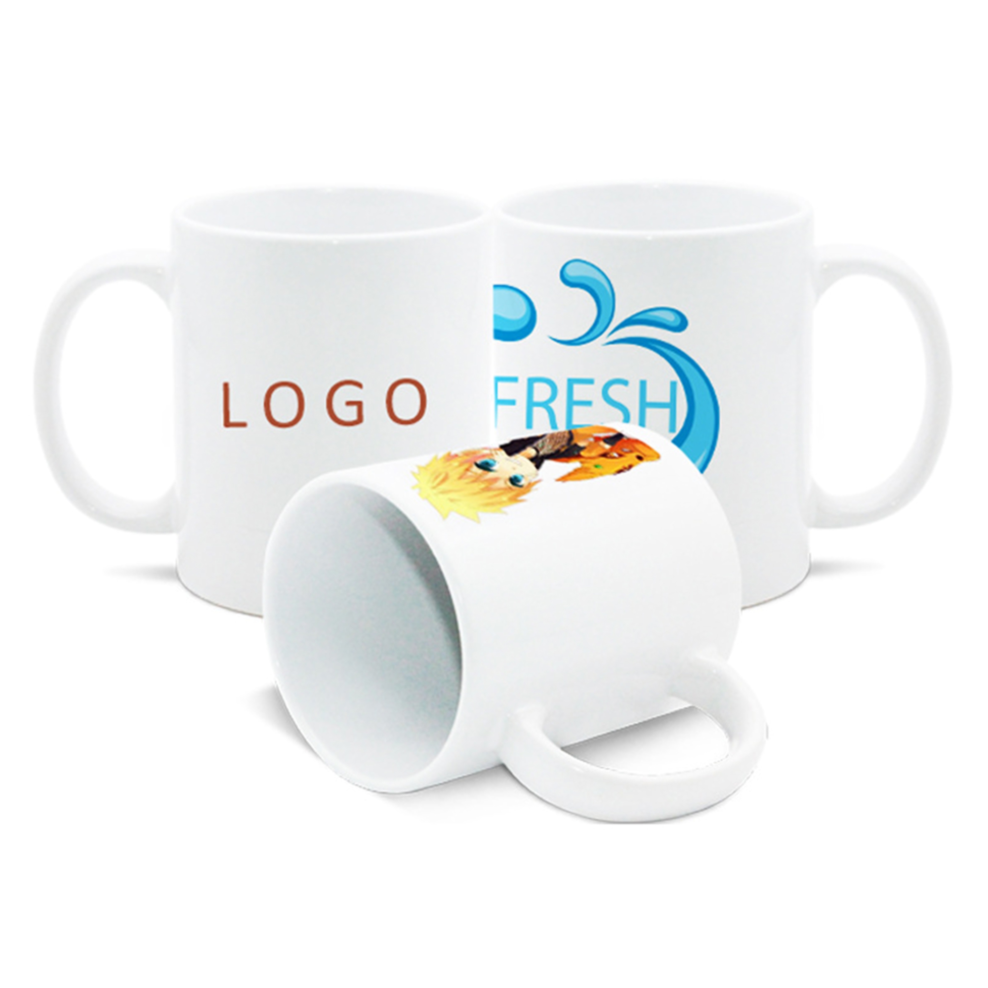 White Ceramic Coffee Mug 3