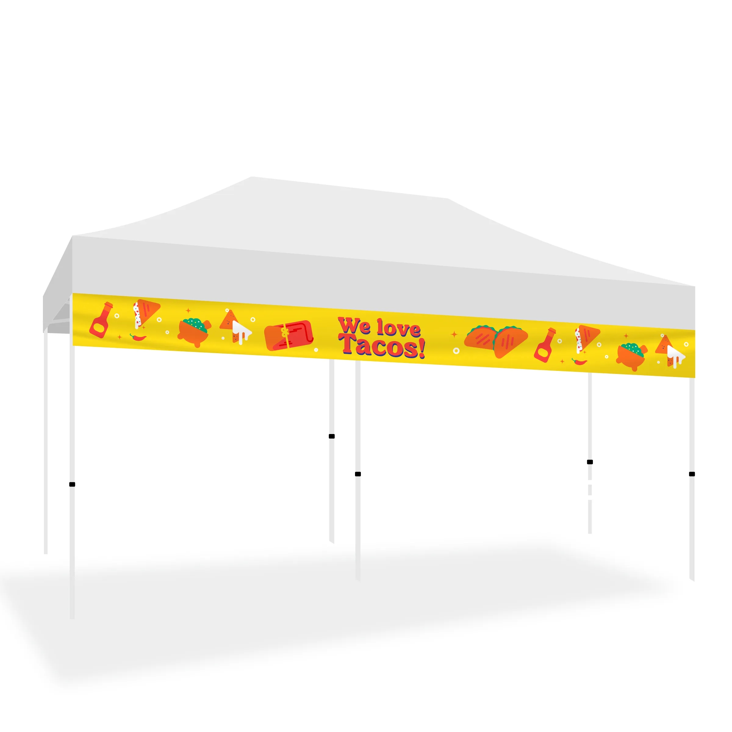 10x20 TENT VALANCE BANNER 4