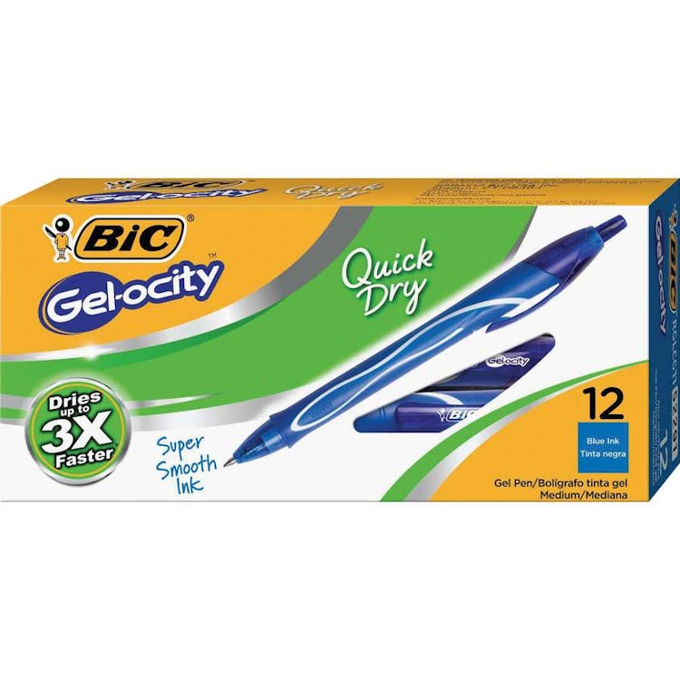 Gel Pens - Blue 0.7mm 12 Pack 2