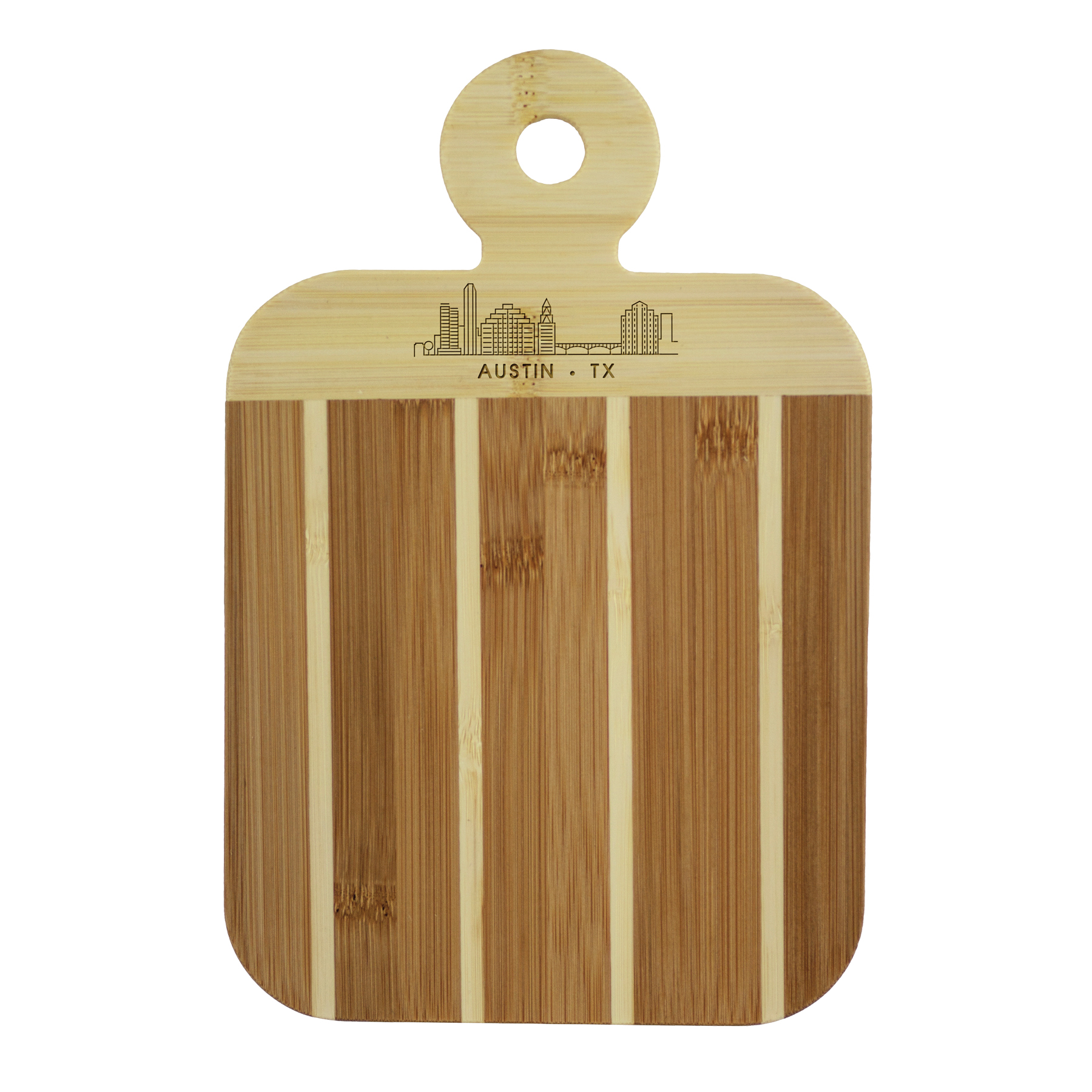 Striped Paddle City Skyline Board - Austin 2