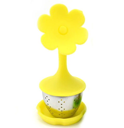 Flower shape silicone Tea Strainer 10