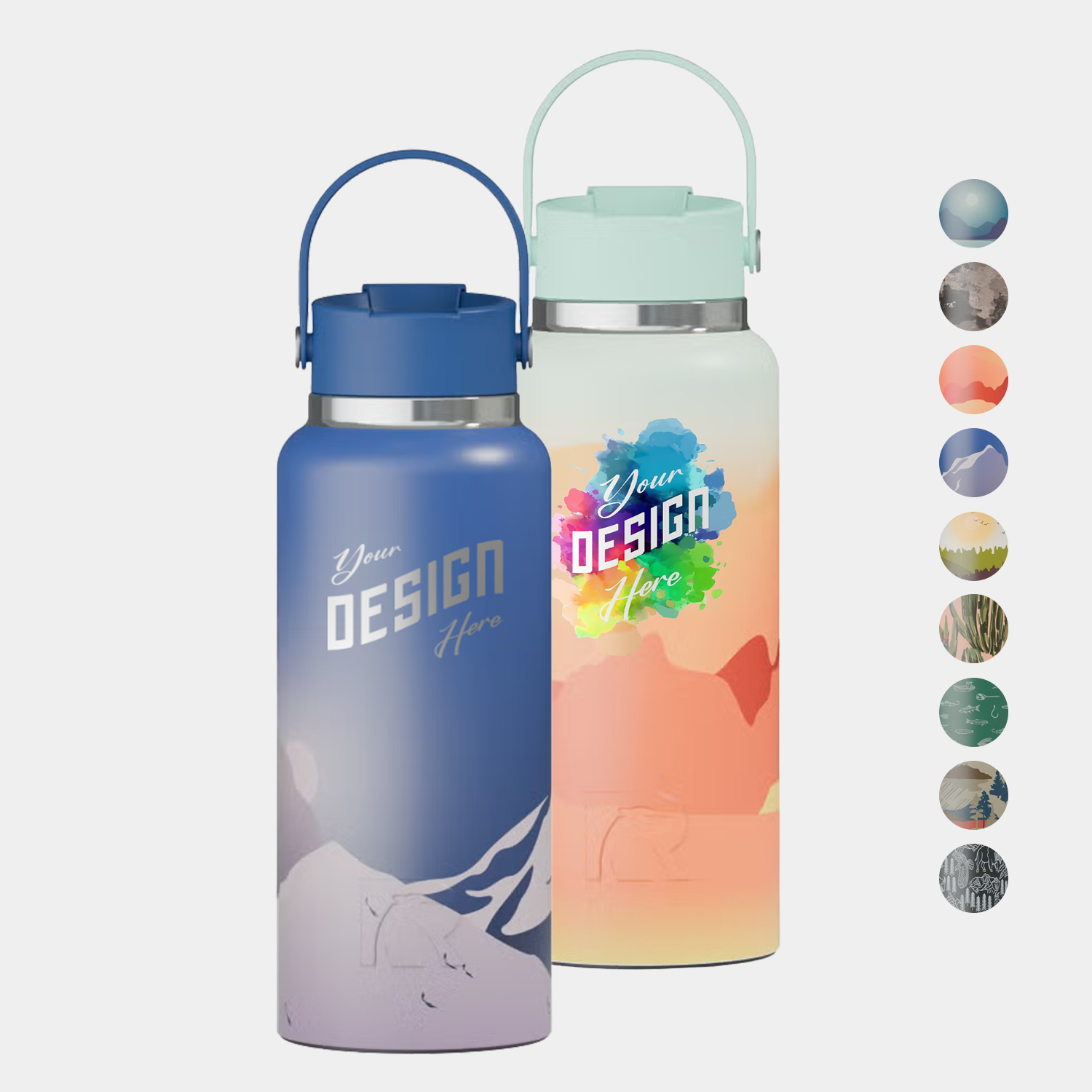 32 oz RTIC® Wild Flavored Stainless Steel Ceramic Lined Outback Water Bottle 5