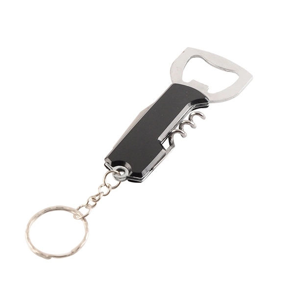 Custom 3-in-1 Wine Bottle Opener keychain 1