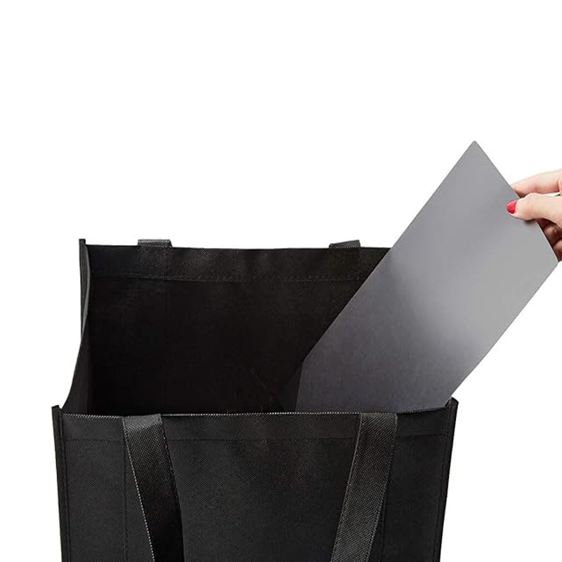 Non-Woven Tote bag with Plastic Stability Insert 4