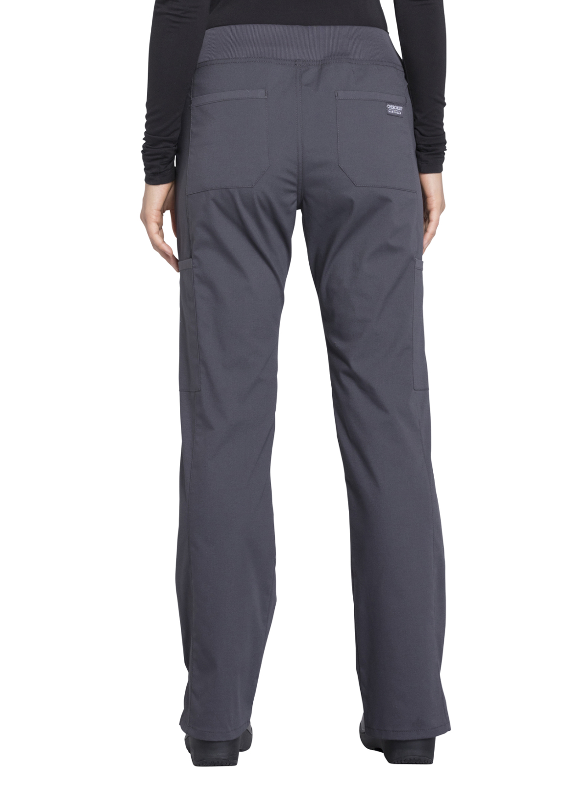 Cherokee - Workwear Professionals - Mid Rise Straight Leg Pull-on Cargo Pant 25
