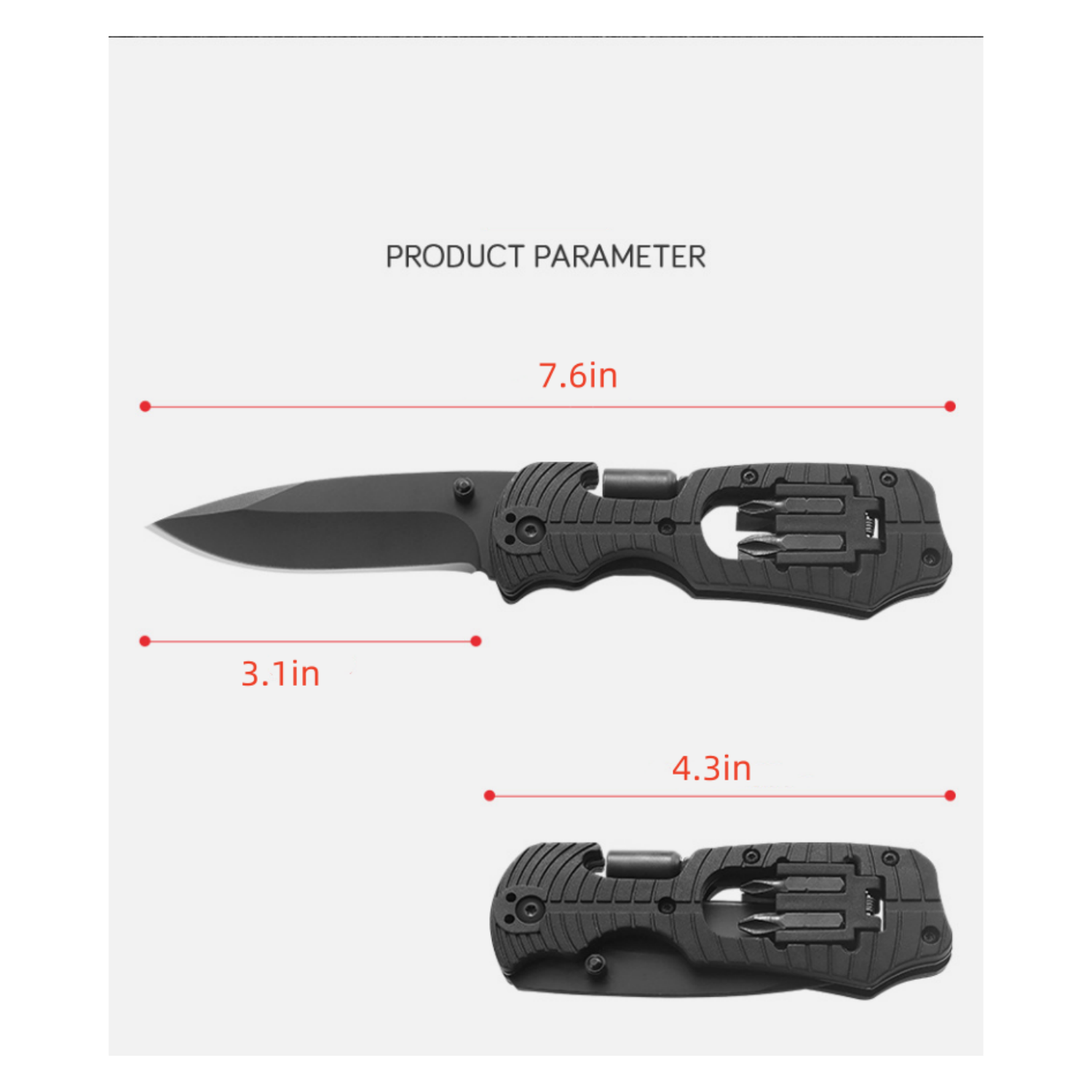 Outdoor Multifunctional Folding Tactical Knife 4