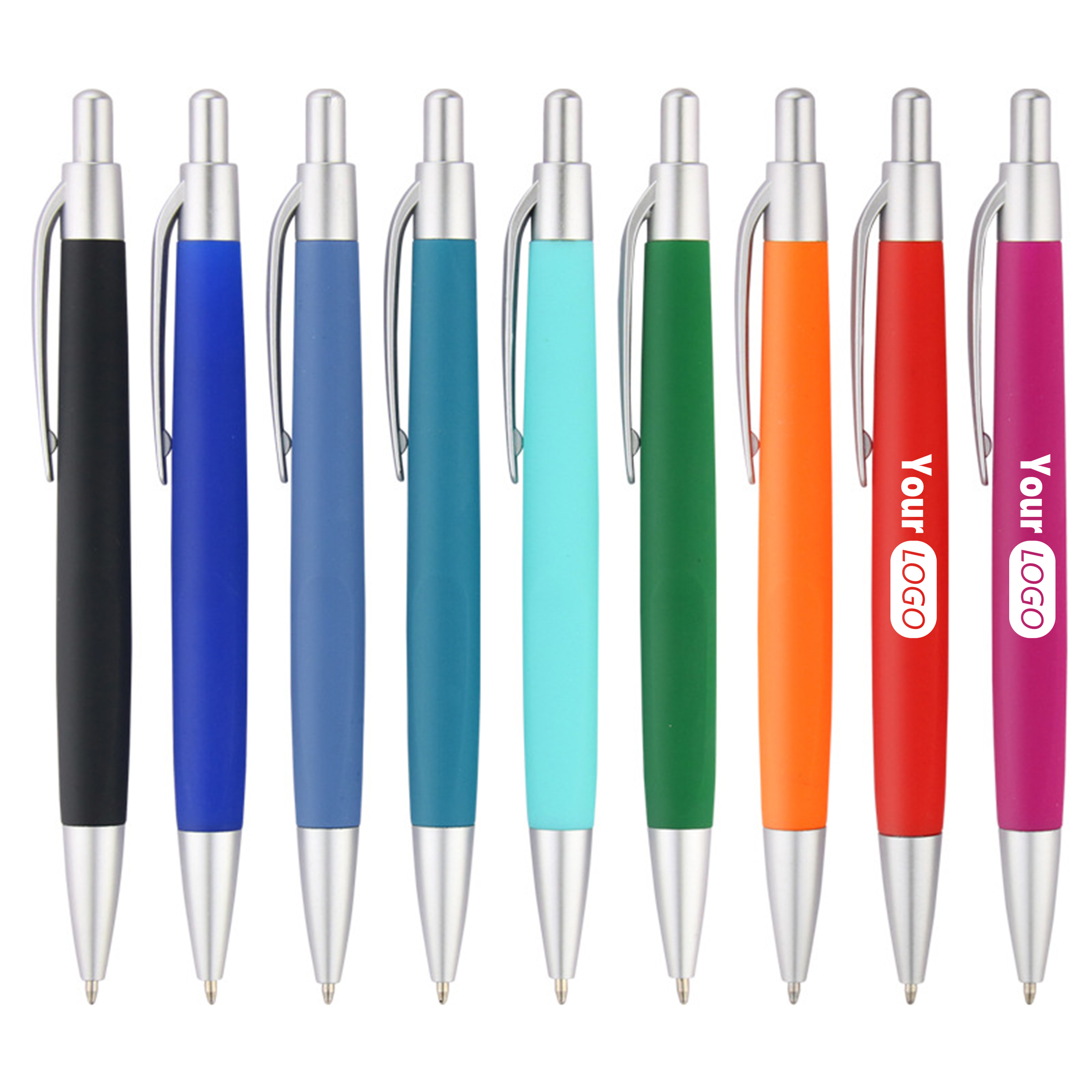 Plastic Push Button Ballpoint Pen 3