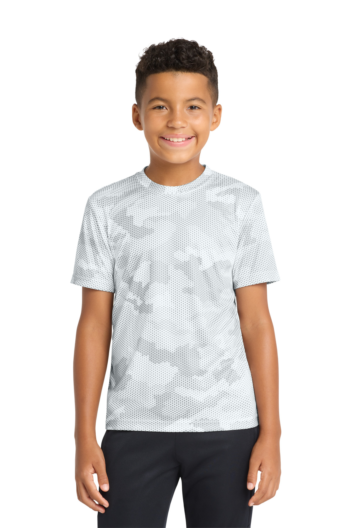 Sport-Tek Youth CamoHex Tee. YST370 9
