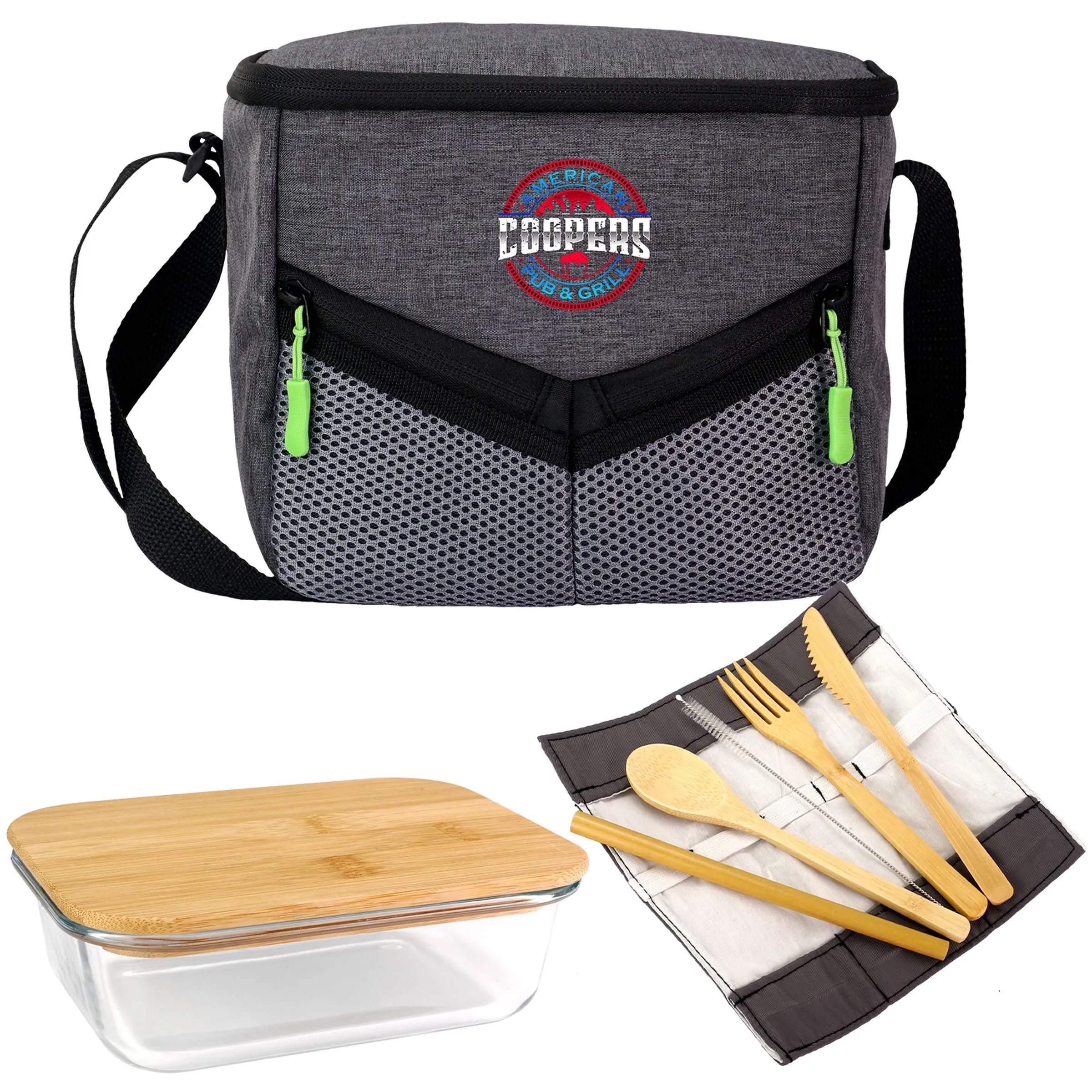 Victory Lunch Cooler Bamboo Set 7