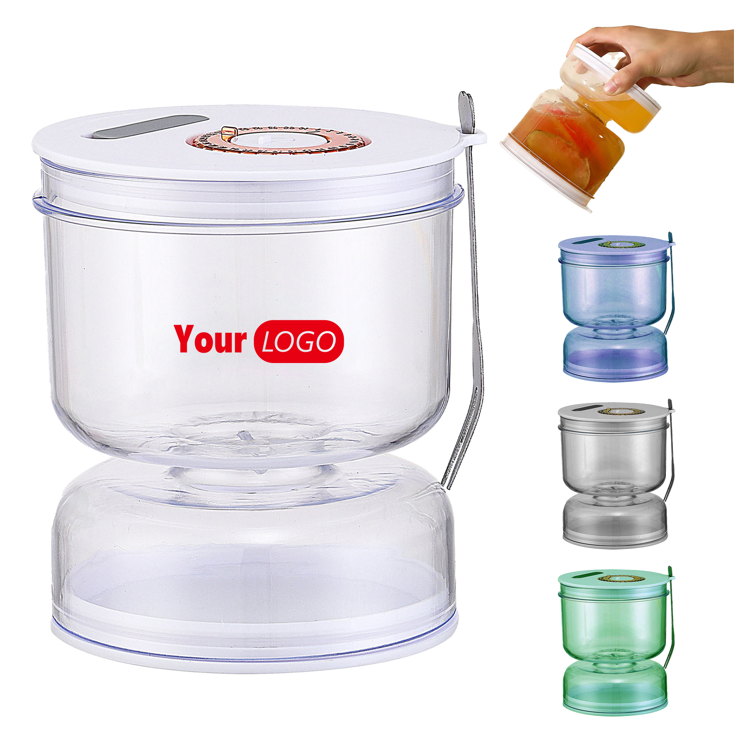 Glass Portable Multi-Use Food Storage Container With Date Reminder 7