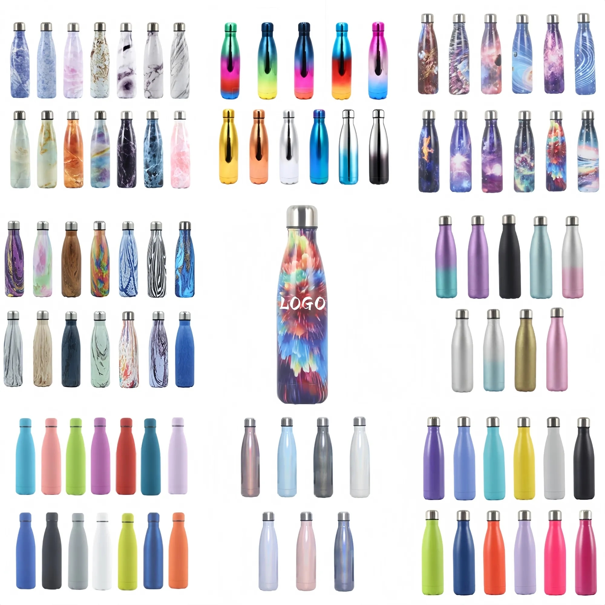 17OZ Stainless Bowling Insulated Water Cup Coke Bottle 17