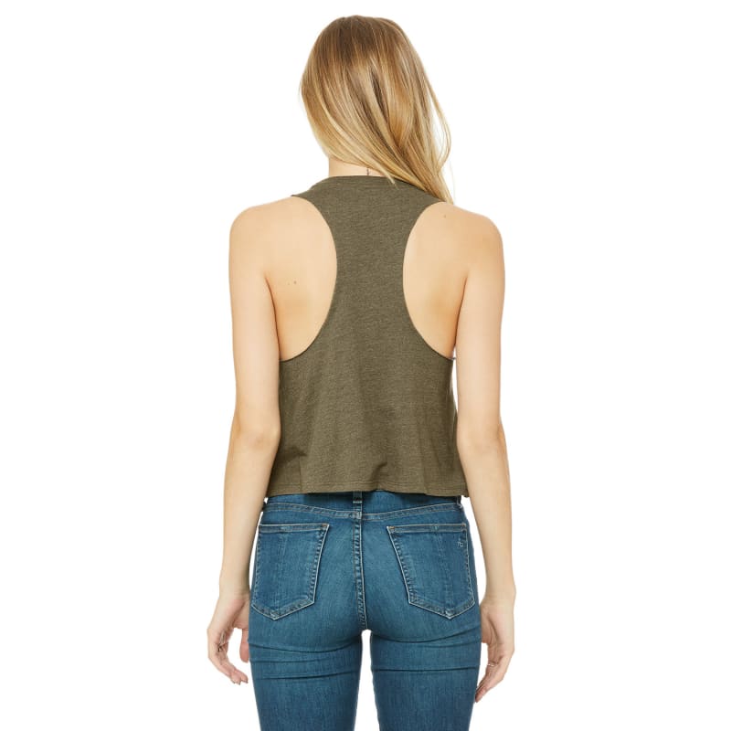Bella + Canvas Ladies' Racerback Cropped Tank 2