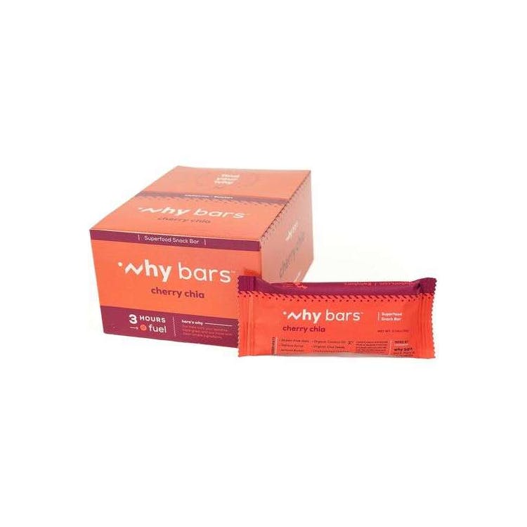 Why Bars Superfood Protein Snack Bars - 24 Pack Cherry Chia 1