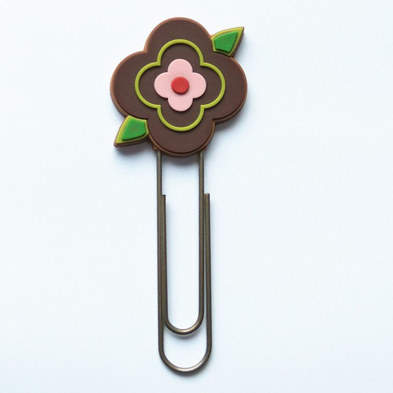 Soft PVC Bookmark,Paper Clip 6