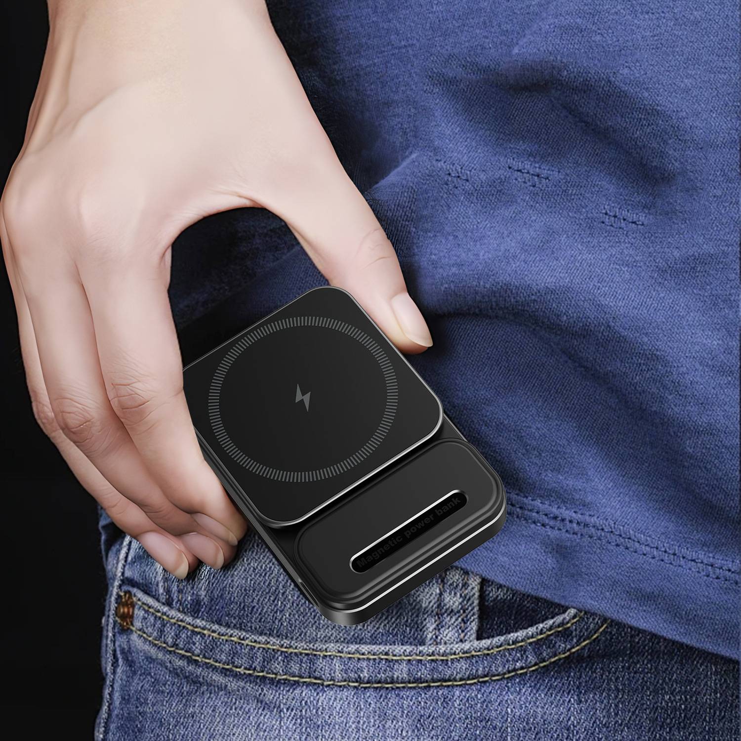KC certification 15W wireless charger cellphone mount 2