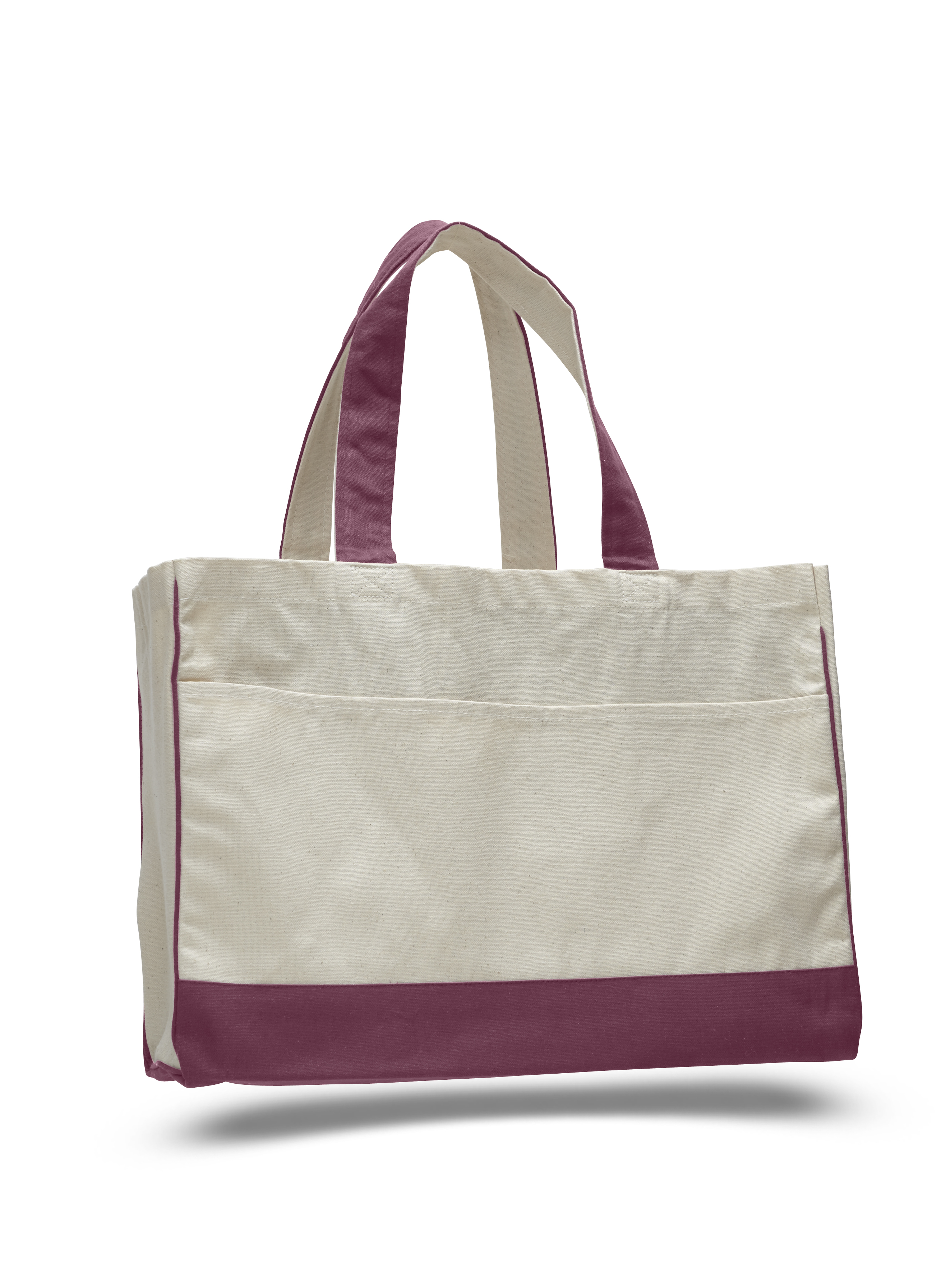 Heavy 12 oz. Cotton Canvas Shopping Tote - Colors, custom tote bag with logo imprint 6