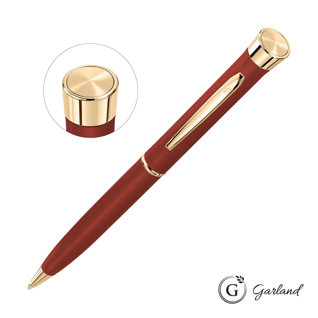 Garland® Color Matte Custom Emblem Twist Pen - Gold 1