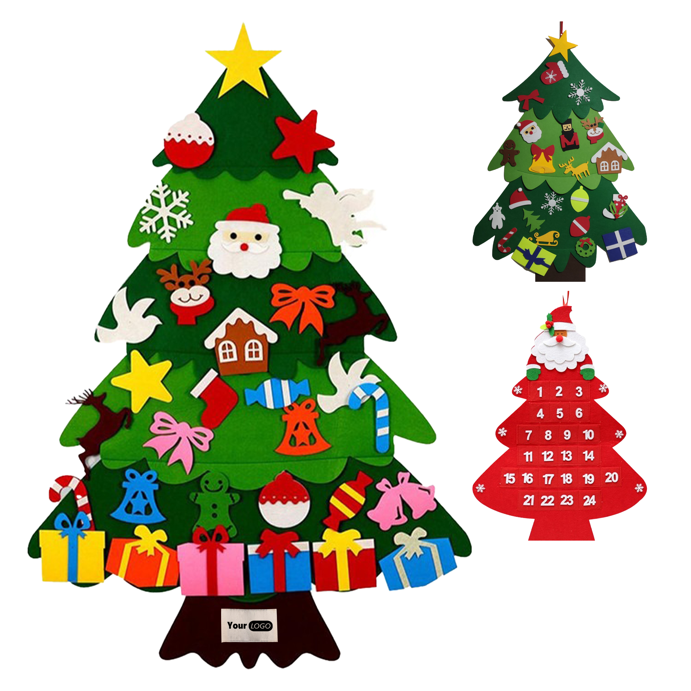 Felt 3D Handmade Diy Christmas Decoration 2
