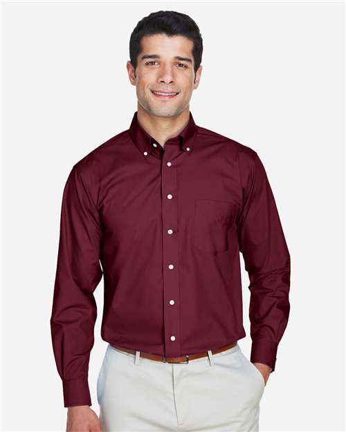 Men's Crown Collection® Broadcloth Woven Dress Shirt - D620 56