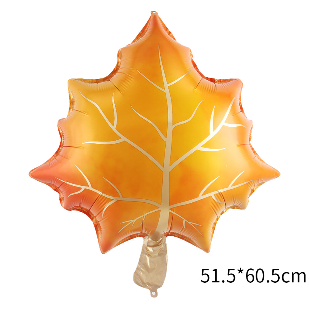 18'' Thanksgiving Day Maple Leaf Mylar Balloon 10