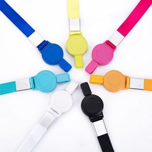 Polyester ID Lanyard With Stretchable Buckle 3